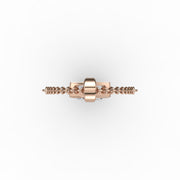 AGGIE SHIELD™ DIAMOND 14K GOLD SOLITAIRE PENDANT